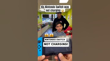 Nintendo switch stopped charging out of nowhere😱 #shorts #nintendo #android #samsung #apple #iphone