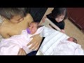 Baby's 1st Day, Boys Meet Sissy, and Baby Update Vlog