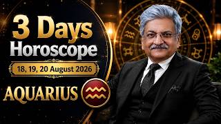 Aquarius Weekly Horoscope 18 19 20 August 2026 Syed M Ajmal Rahim