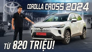 Toyota Corolla Cross 2024 về đại lý: 2 phiên bản, nâng cấp nhẹ, thêm trang bị Adas đấu Mazda CX5