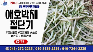테크인코리아 애호박채 써는 기계