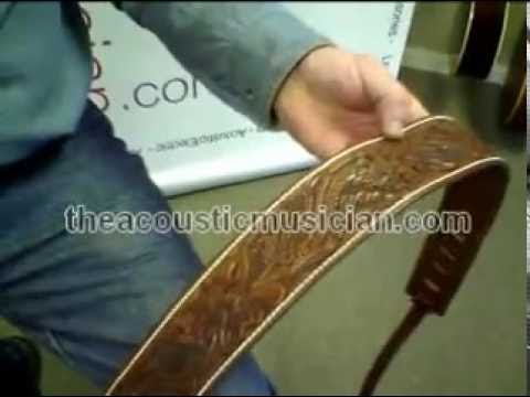 გიტარის საუკეთესო ტყავის ქამრები.