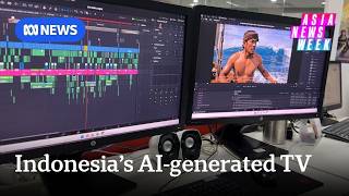 Behind the scenes of Indonesia's AI generated TV series | Asia News Week | ABC NEWS screenshot 2