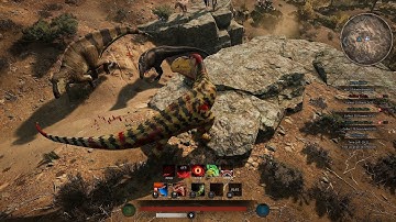 Path of Titans | Tyrannotitan, Concavenator & Hatzegopteryx vs. Tyrannotitan & Barsboldia