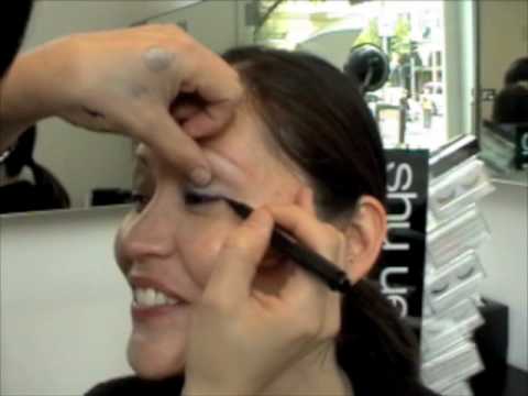 Shu Uemura Spring 2010 grie Collection lesson by National Makeup Artist Rita Brown