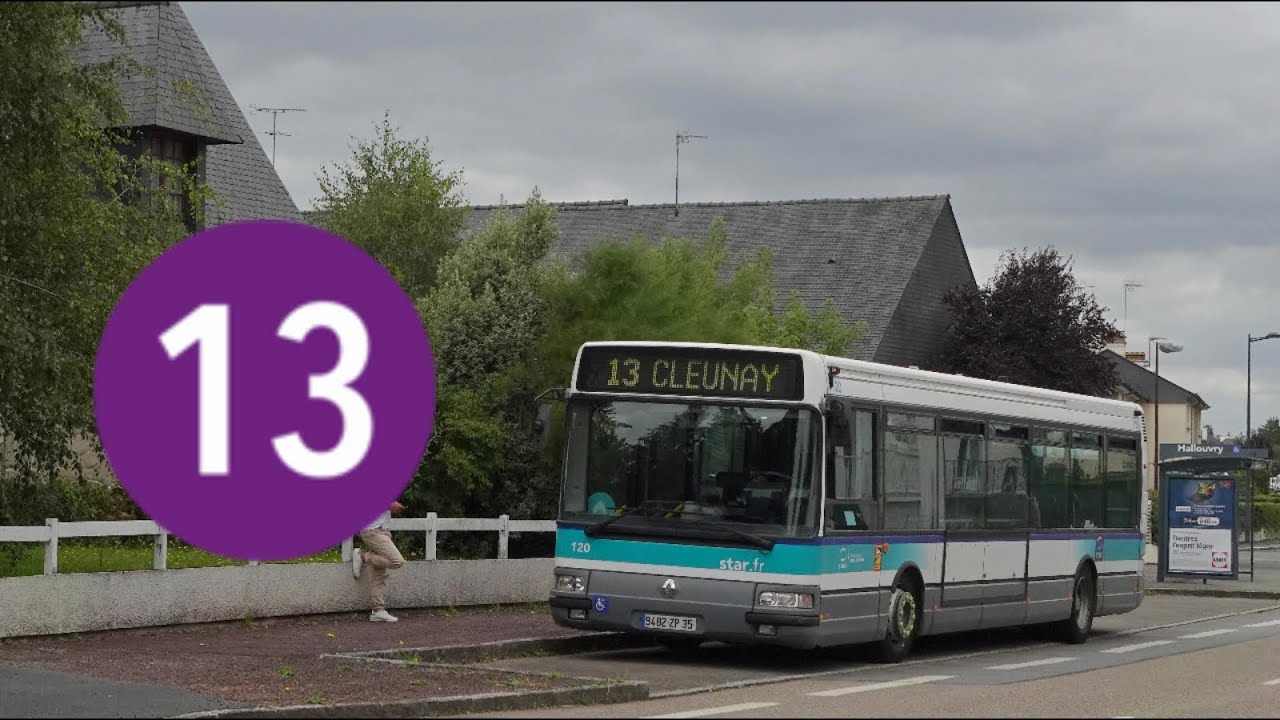 Renault Agora S €2 N°120 - Ligne 13 entre Argonautes et Chantepie Église - Réseau STAR - Rennes