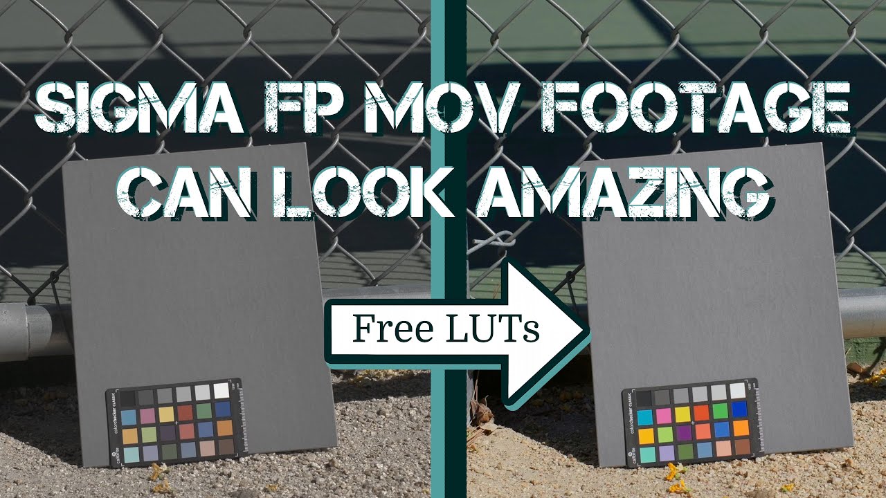 Free Sigma FP LUTs – Converting MOV Off Profile to CDNG RAW