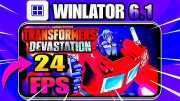 Winlator 6.1 Transformers Devastation PC + configuracion LG V60 ThinQ 5G 2024