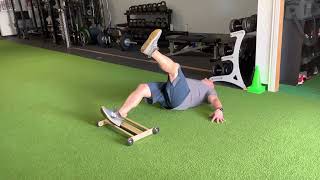 2-1 Slideboard Concentric/Eccentric Leg Curl
