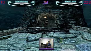 Luckily there is no Friendly Fire in Skyrim!