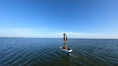 Michael Dvorak - efoiling in the Banana River, Coc...