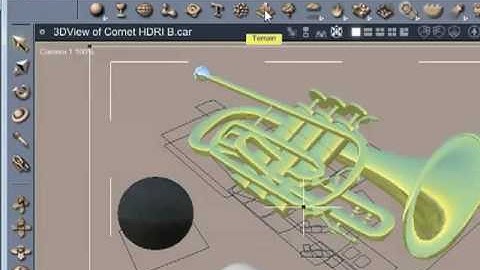 Beginners Carrara 8 Tutorial - Screen Layout