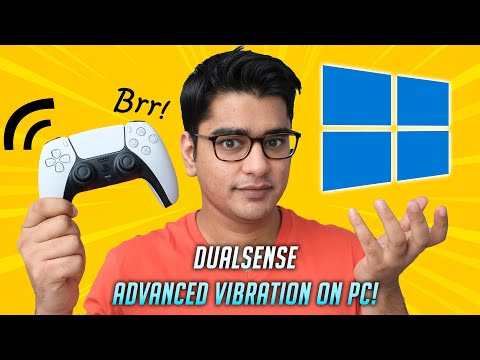 Make PS5 DualSense Controller Work WITH ADVANCED HAPTICS On Windows / PC!