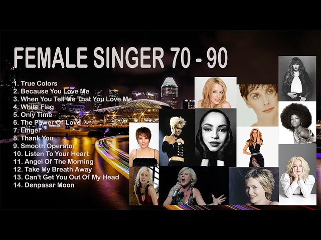 Lagu Barat Wanita Yang Paling Populer Tahun 70an 80an 90an | Top Female Singers Of 70s 80s 90s class=