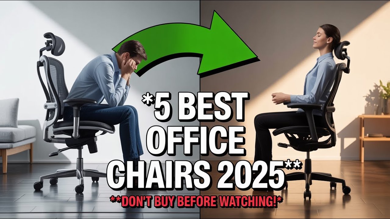 Your Back Will Thank You - The 5 Best Office Chairs of 2025 (Tested for 8+ Hours)