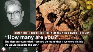 Fr. Gabriele Amorth asked the devil: “Did you create Hell?”  And he replied: “We all cooperated.”