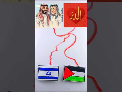 رسمت أعلام الدول العربية كلها رسم علم السعودية رسم    