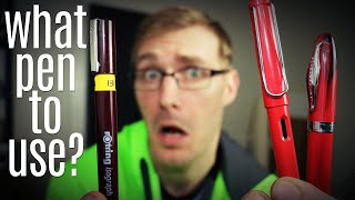 Fountain Pen Vs Rotring Isograph | Whats The Difference
