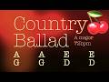 Country Ballad A major 72bpm. Play along &amp; have fun!