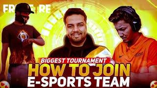 HOW TO JOIN E-SPORTS TEAM ? 😲 - BIGGEST TURNAMENT ANNOUNCEMENT screenshot 5
