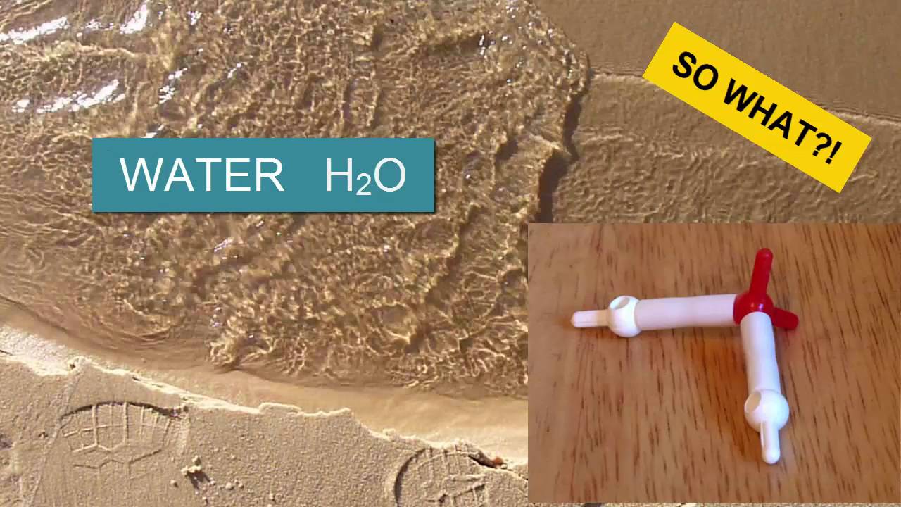 Форма молекулы воды