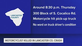 Police investigate fatal crash in Lancaster County