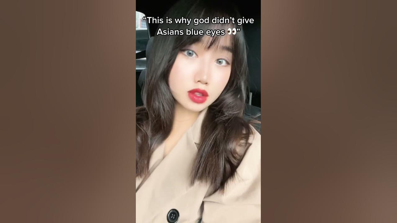 Reason why god didn’t give Asians BLUE EYES 😳 #douyin #shorts #kbeauty #blueeyes #asian #小红书 #kpop