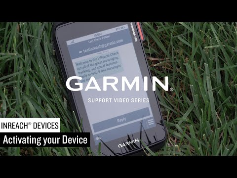 Support: Activating a Garmin inReach® Device