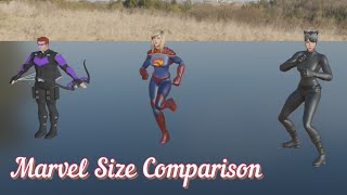 Marvel Size Comparison | 3d Animation | Public Dekho