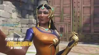 Overwatch: Symmetra on Eichenwalde Defense