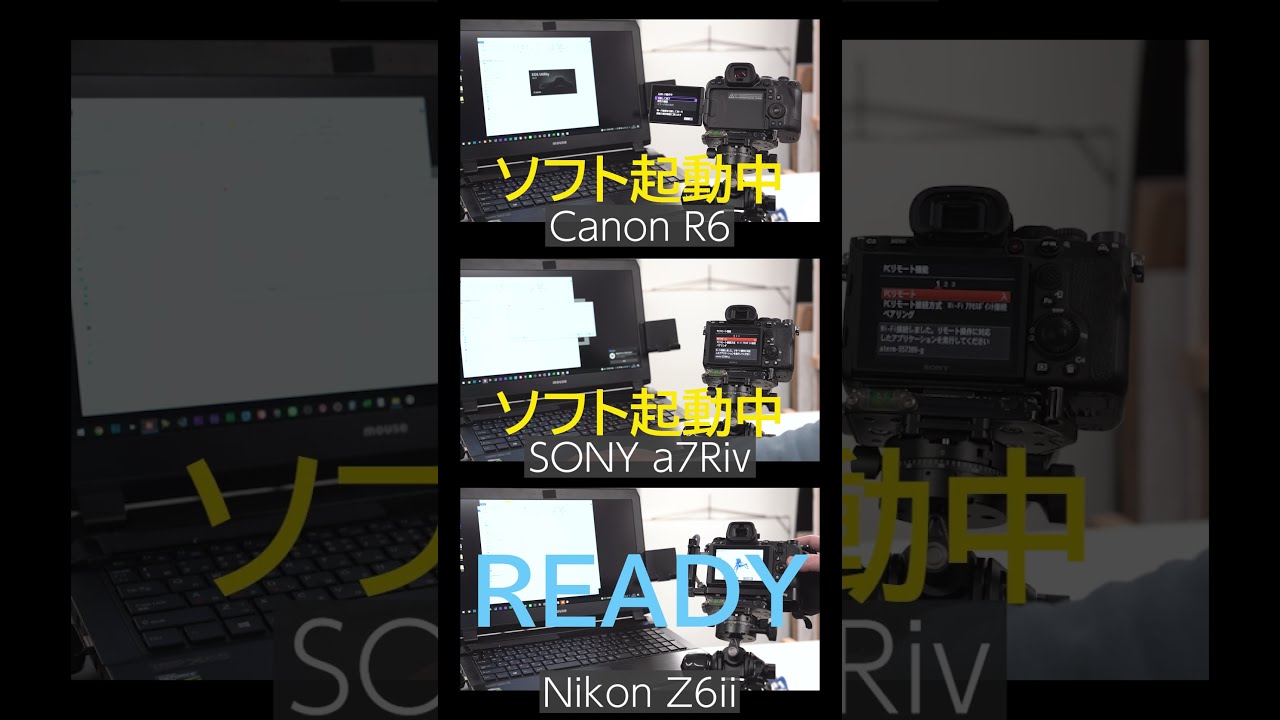 カメラ3機でwifi転送速度をチェック Canon・SONY・Nikon #Shorts