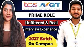 TCS Prime Interview Experience | How He Cracked the Prime Role | TCS NQT 2025 | TCS NQT 2026 | TC...