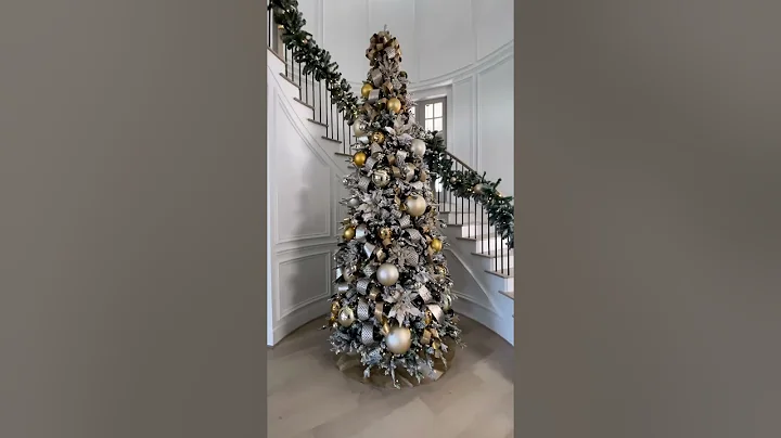New Gold & Silver Christmas Tree Decoration! TRENDING
