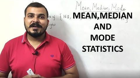 STATISTICS- Mean, Median And Mode Explained Easily