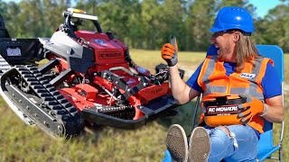RC Lawn Mower & RC Cars | Building Cars, racing lawn mowers for Kids