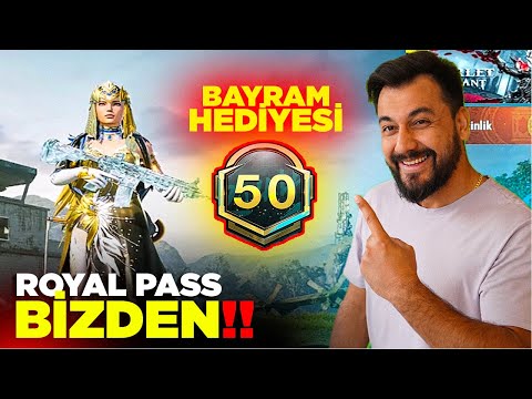 YENİ ROYAL PASS GELDİ BAYRAM HEDİYESİ OLARAK DAĞITTIM / PUBG MOBILE