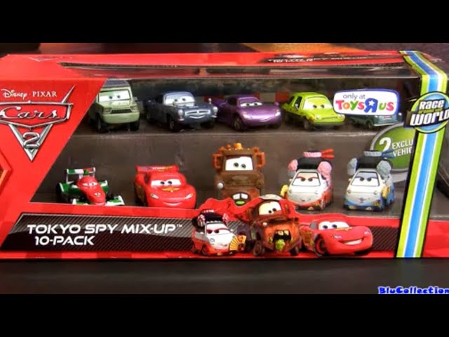 Disney Cars 2 Tokyo Spy Mix-Up 10 Pack Shigeko, Okuni