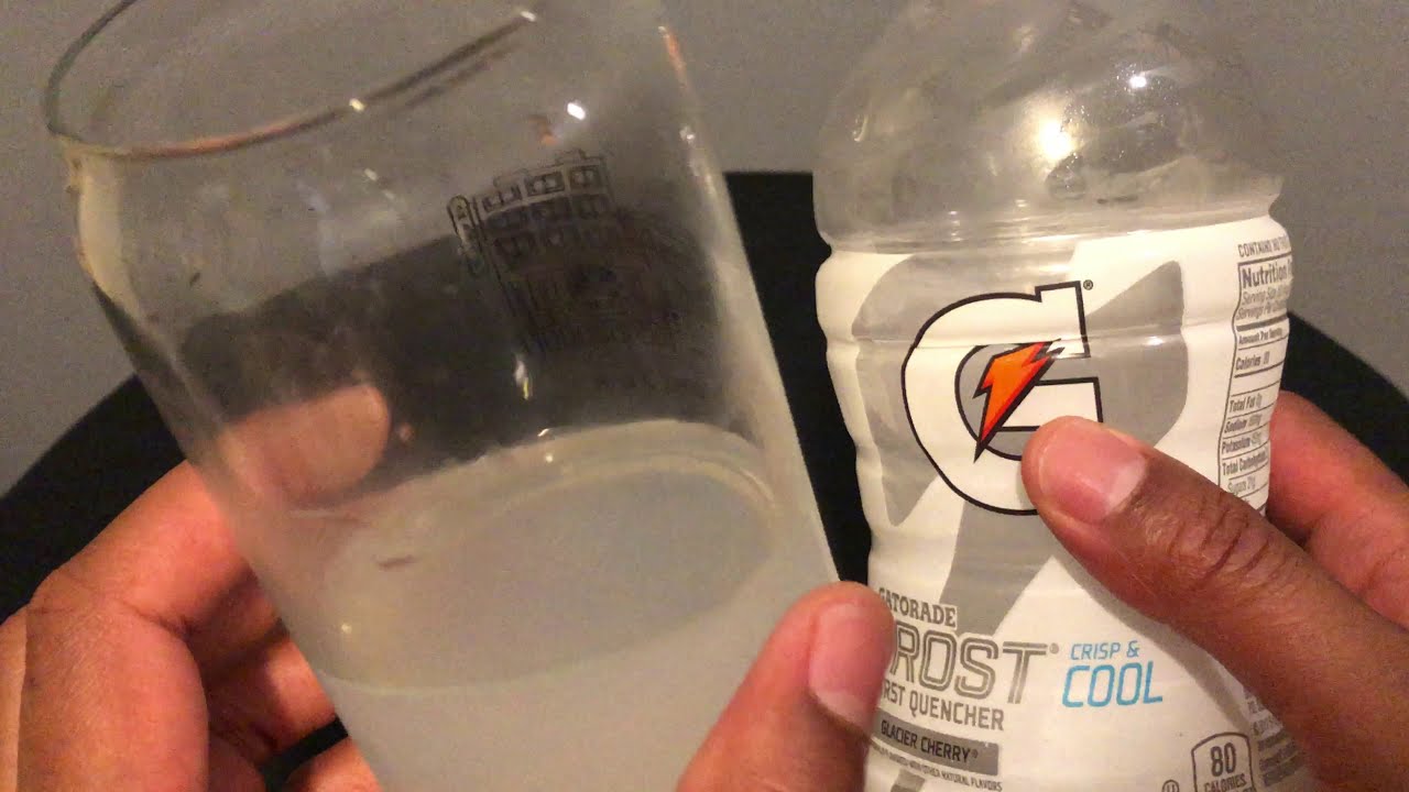 Gatorade Frost Glacier cherry flavor review YouTube