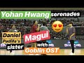 Yohan Hwang serenades DANIEL Padilla's sister MAGUI with GOBLIN OST at the Star Magic Game