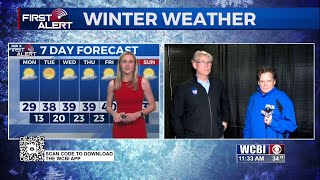 Winter Weather Report from Allie Martin (LIVE SHOT) - 01/25/26