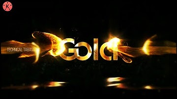 Make a Gold Intro Effect For  Beginner || Kinemaster Tutorial || kinemaster video editing