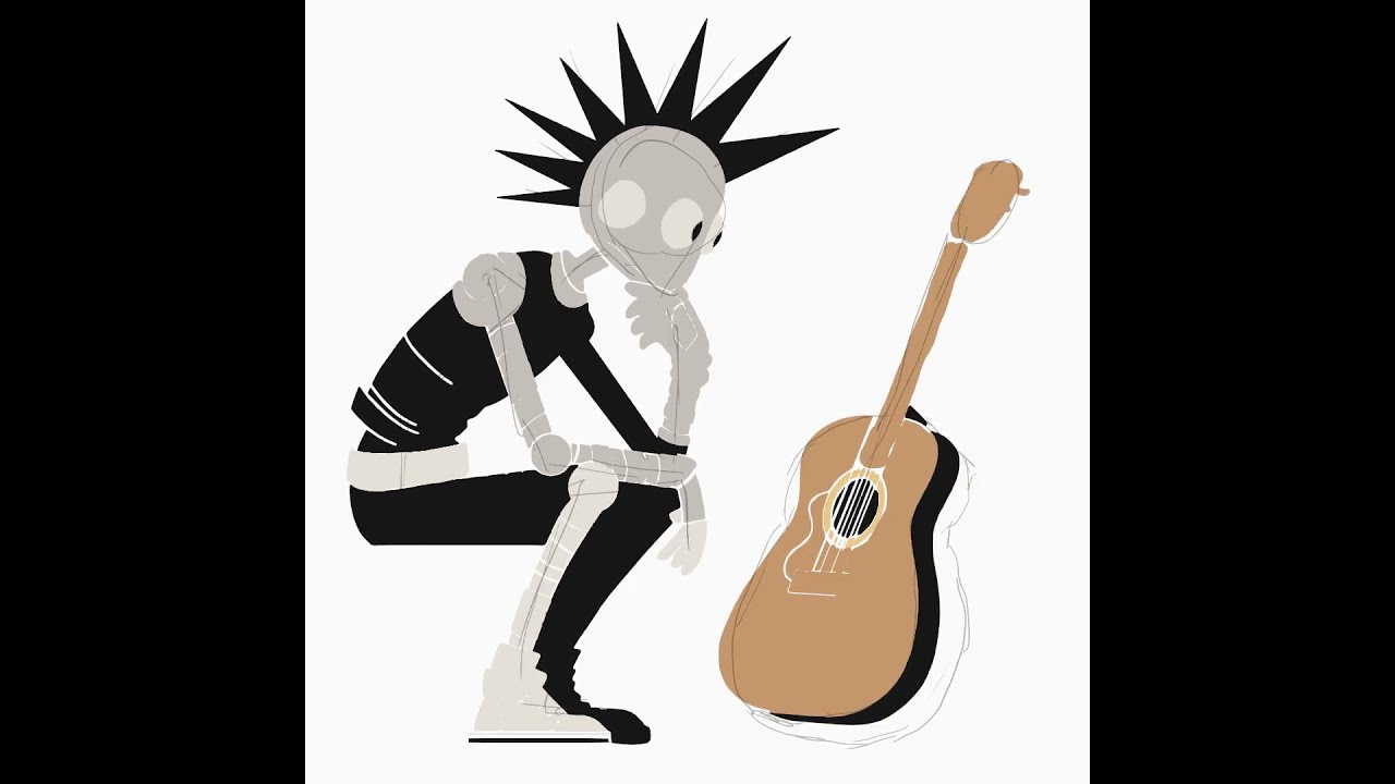 "Confused Music Robot" shirt design.