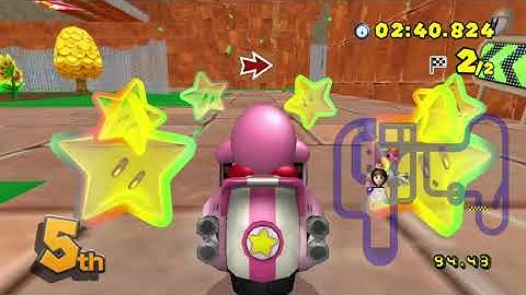 Mario Kart Wii (Fusion) Custom Tracks - Mirror (1 Player) #150 with Kirby