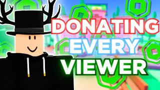 [LIVE] Actually Donating In PLS Donate  1,000 ROBUX Spin The WHEEL 
