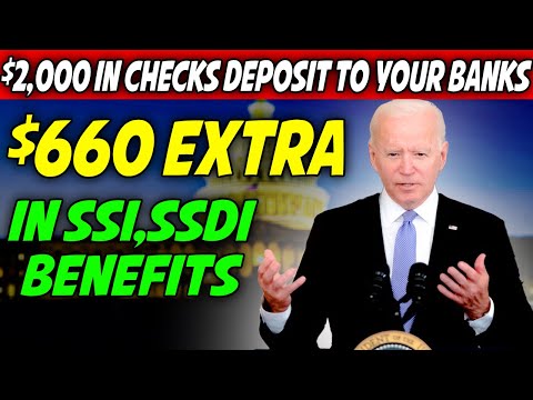 $2000 In Checks Deposit To Your Banks | $660 Extra In SSI, SSDI Benefits!!!
