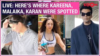 LIVE – Kareena Kapoor Khan, Malaika Arora, Karan Johar, Varun Dhawan spotted in the city