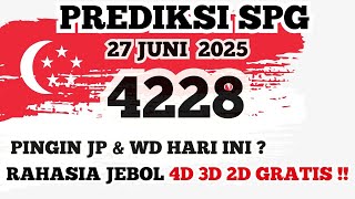 PREDIKSI SGP HARI INI 27 JUNI 2025 - BOCORAN TOGEL SGP - RUMUS JITU KPL EKR SGP