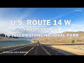 U.S. Route 14 W From Cody, WY To Yellowstone National Park - Scenic Drive 4K