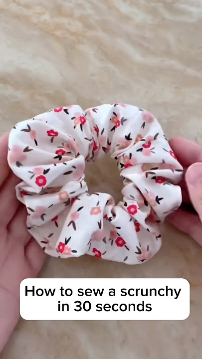Cara menjahit ikat rambut #menjahit #polamenjahit #tips #caramenjahit #panduan #tutorial #diy #ikatrambut