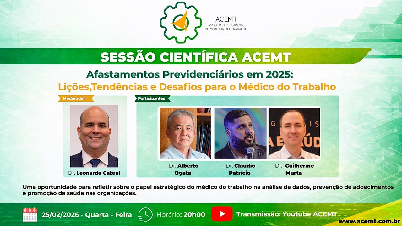 AFASTAMENTOS PREVIDENCIÁRIOS EM 2025